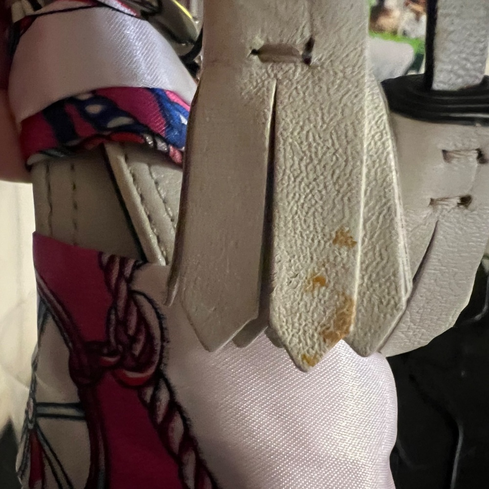 Coach Hampton White leather hobo with tassel - Picture 10 of 10